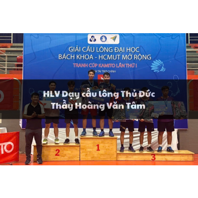Thầy Hoàng Văn Tâm - HLV dạy cầu lông Thủ Đức